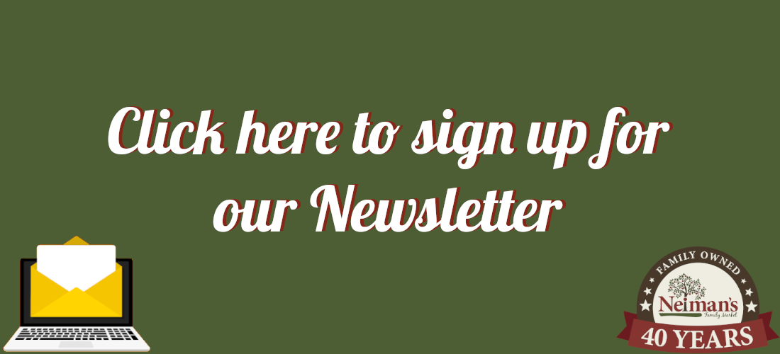 sign up for our newsletter